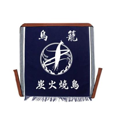 China 100% Eco-friendly Factory Wholesale Price 65%cotton 35%polyester Size Linen Hairdressers For Kitchen Apron for sale