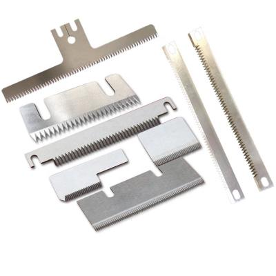 China Factory high quality tungsten Sharping food packaging machine blade, precision food packaging machine blade cutting knife for sale