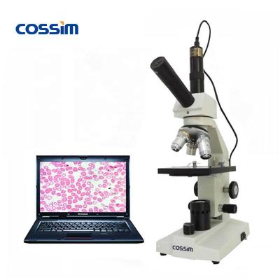 China Medical Treatment 5MP Biological Microscope Price Laboratory Biological Biological Optical Microscope With Halogen Lamp for sale