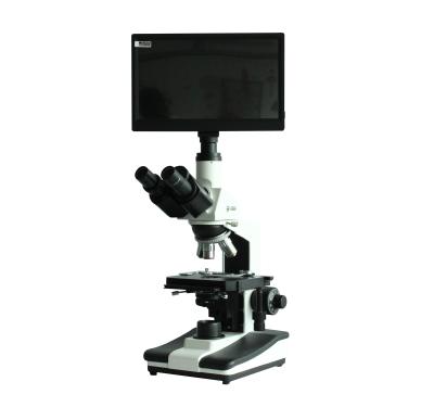 China BL-153TDM 40X~1000X Digital Microscope LCD Screen Trinocular Biological Microscope 11.6