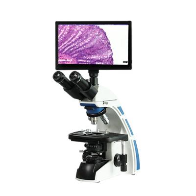 China BL-170TDM 1000X Trinocular Digital LCD Biological Microscope with 11.6