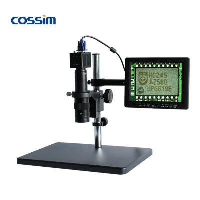 China Industrial Digital Stereo Microscope VGA Industrial Camera Inspection Microscope With 8