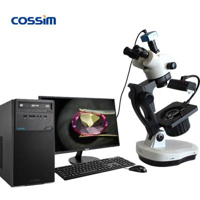 China jewelry & Gemology VGM600A Gemological Trinocular Microscope Zoom Jewelry & Gemology Microscopes With Ellipse Base for sale