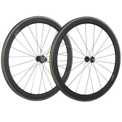 China Road Bikes Factory Sale T700 Carbon Fiber 50mm Carbon Wheelset 700c Anvil Bicycle Wheelset For Road Bike for sale