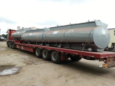 China Chemical Road Tankers For Hydrochloric Acid With Steel Lined PE 16mm -18mm Tank Body for sale