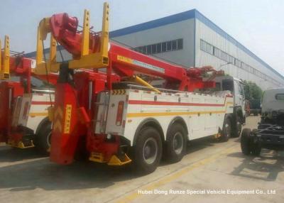 China Het Slepenvrachtwagen van SHACMAN F3000 40Ton Wrecker, Op zwaar werk berekende Terugwinningsvrachtwagens Te koop