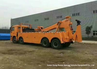 China Op zwaar werk berekende het Slepenvrachtwagen Wrecker van SHACMAN F3000 8x4 31 Ton voor Wegterugwinning Te koop