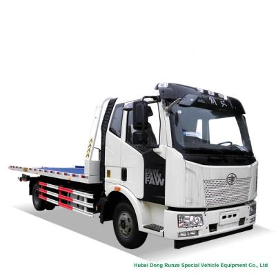 China Flatbed Wrecker het Slepenvrachtwagen 6 van FAW Speculant voor Auto-carrier/Wegredding Te koop