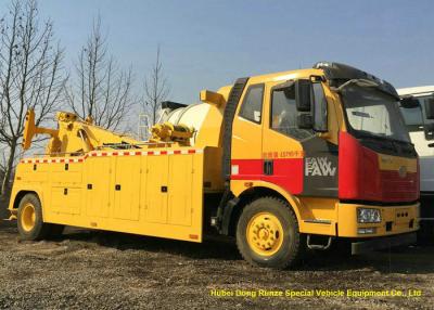 China Op zwaar werk berekende het Slepenvrachtwagen van 12 Tonwrecker voor Autoterugwinning in City Road, Voorstadmanier Te koop