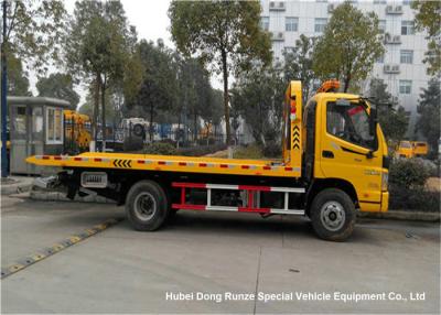 China FOTON AUMARK van de de Analyseterugwinning van het 4 Ton Vlakke Bed de Vrachtwagenweg Wrecker Te koop