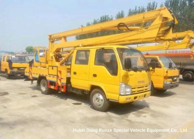 China ISUZU 16m Truck Mounted Articulated Aerial Work Platforms High Performance for sale