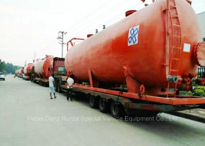 China 80000Liters Hydrochloric Acid Storage Tank Skid Mounted For Storage / Transport for sale