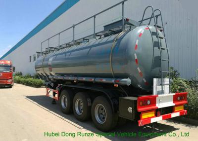 China Heavy Duty Chemical Tank Trailers For 30 - 45MT Sodium Hydroxide Transportation for sale