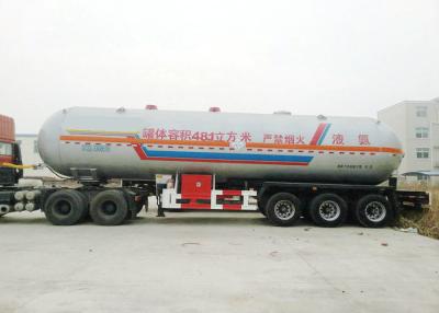 China Tri Axles Tank Semi Trailer For 40000L- 48000L Liquid Ammonia Transport for sale