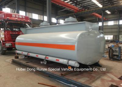 China Hydrochloric Acid Tank Body For Lorry Trucks Steel Lined PE 16mm -18mm  8CBM- 25CBM for sale