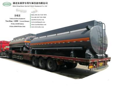 China Chemischer saurer Behälter-Körper-schließt chemischer flüssiger Tanker-Körper mit Behälter Anhänger-Straßen-Transport WhsApp zu: +8615271357675 zu verkaufen