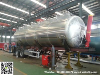 China Het Tarwemeel Bulktanker van de aluminiumlegering Met het Tippen van Hydraulische Cilinder (6000USG-10000USG) whApp: +8615271357675 Te koop