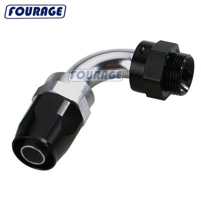 China For Oil Cooler / Good For Setrab Cooler Aluminum Anodized Reusable 90 Degree M22 Metric One End Hose Pipe For Engine Oil Cooler / Good For Setrab Cooler Fitting for sale