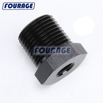 China Automobile Parts 1/2 NPT Automotive Female To 3/4 NPT Male Water Or Fuel Oil Fitting Gauge Sensor Reducer Bushing Aluminum Adapter for sale