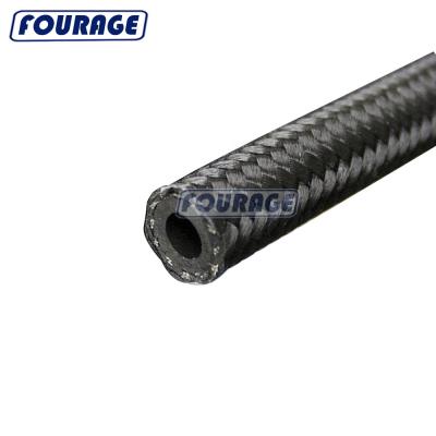 China Coolant Flexible Hose NBR Gasoline Engine Oil CPE Stainless Steel Fuel Hose Synthetic Rubber Black Nylon Braided Line for sale