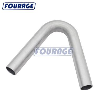 China FOD Pneumatic System Packing 135 Degree Automotive Elbow Radius Bend Tubing Elbow Air Inlet Tube Aluminum Tight Hose for sale