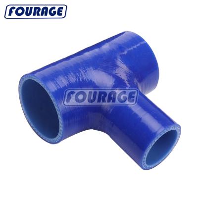 China High Performance Auto Vehicle Engine Turbo Air Intake Reinforced T Piece T Shape Silicone Hose for sale