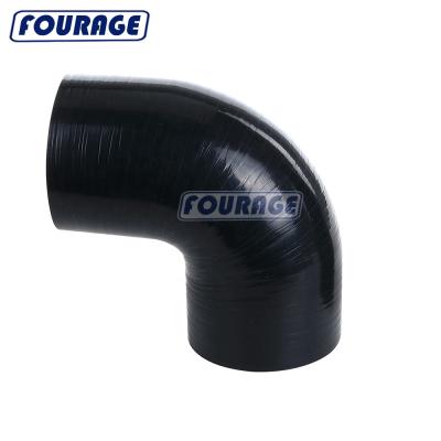 China High Performance 100% Silicone Coolant Heater Universal Automotive Flexible 90 Degree Elbow Coupler Reinforced Silicone Rubber Hose for sale