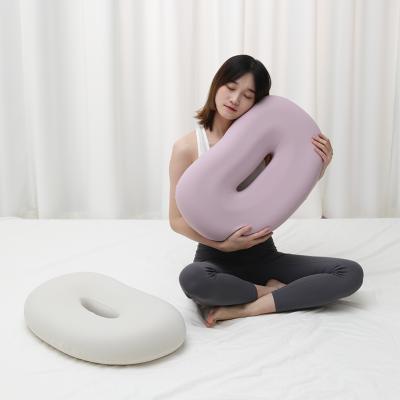 China New Patent Donut Shape Neck Orthopedic Memory Foam Bed Pillow Anti-static Comfortable Sleep Pillow for sale