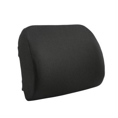 China Soft Black Office Chair Anti-Decubitus Memory Foam Lumbar Support Pillow Cushion For Back Pain for sale