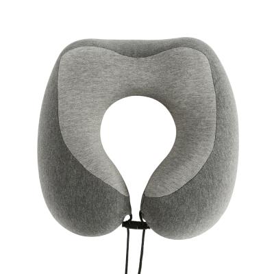 China Wholesale Ergonomic Anti-Apnea Memory Foam Neck Pillow U Shape Travel Pillow For Airplane for sale