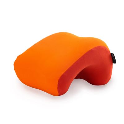 China Anti-Apnea Durable Headrest Compressible Ergonomic Cushion Memory Foam Travel Neck Foldable Pillow Nap Pillow For Flights for sale