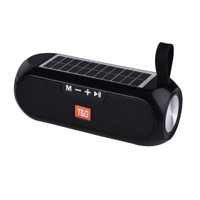 China EZCast 2022 Waterproof Portable Stereo Boombox MP3 Speaker Bank Solar Power Music Box Column Loudspeaker TG182 Outdoor Speakers for sale