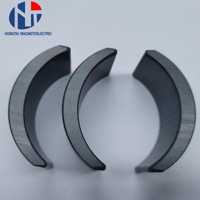 China Moto Magnet Competitive Price Industrial Ferrite Stronger Permanent Ferrite Magnet In Arc Shape for sale