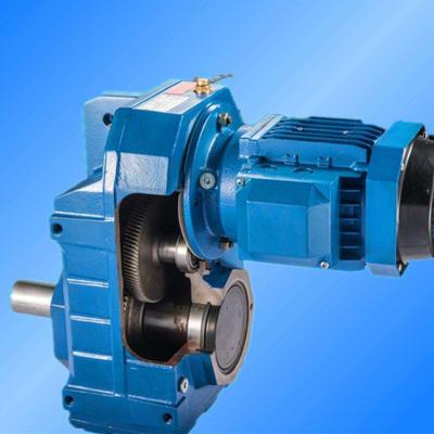 China Factory Ybang YBF seriesfoot mounted parallel shaft helical gear speed reducer for sale