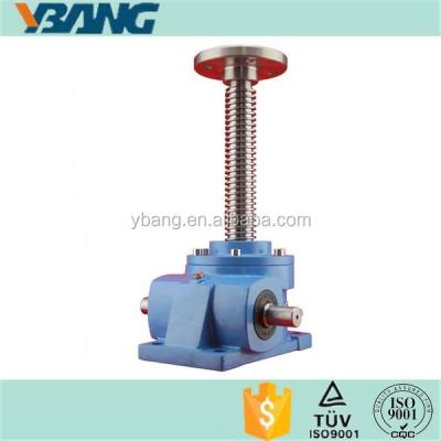 China High Speed ​​Low Carbon Alloy Steel Plate Jack Upright Or Inverted Bevel Gear Jack Screw for sale