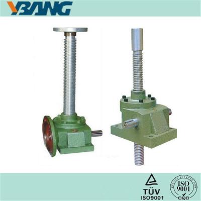 China High Alloy Steel Low Carbon Worm Gear Adjustable Electric Mechanical Screw Jack for sale