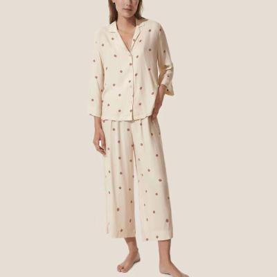 China QUICK DRY cute pajamas wholesale suppliers usa print cheap cotton sleepwear pajamas for women set long sets and short sets nightgowns for sale