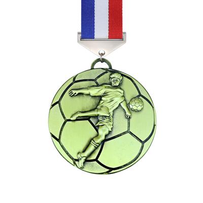 China Custom Cheap Medals Cheap Metal Europe and America LY Soccer Sport Football Medal for Soccer Metal Medal for sale