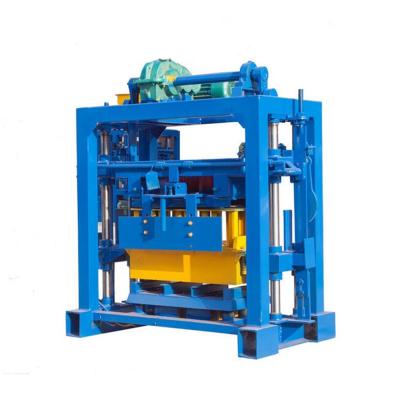 China Hotels Block Machine Supplier QT4-40 Manual Manual Block Making Machine in Kenya for sale