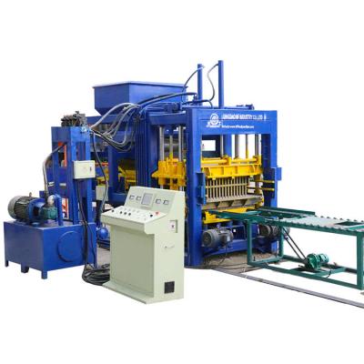 China QT8-15 Money Making Building Material Shops Machine Automatic Concrete Fly Ash Mud Kerbstone Block and Brick Making Machine for Sale for sale