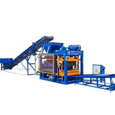 China Building Material Stores Automatic Quarter 4-25 Building Construction Machinery Cement Cavity Block Making Machine for sale