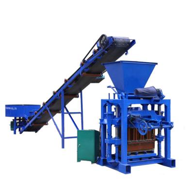 China Building Material Shops QT4-35 Mini Block Making Machine Eco Friendly Manual Clay Brick Making Machine for sale