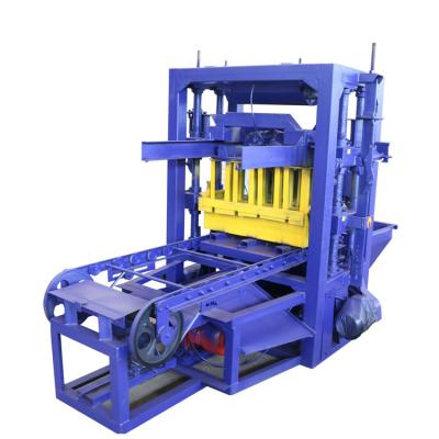 China Building Material Shops QT4-26 Semi Automatic Clay Brick Making Machine Construction Equipment Concrete Block Machine for sale