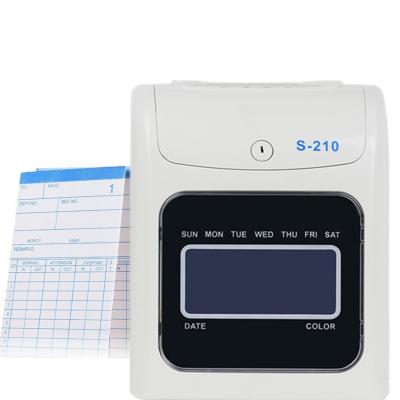 China High Quality Administrative Staff Punch Card Time Clock User Friendly Attendance SF-210 for sale