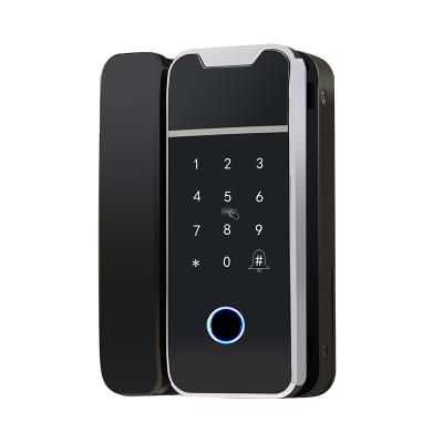 China 120 Keyless M600 TTlock Smartphone Fingerprint Password Door Locks For Glass Doors for sale