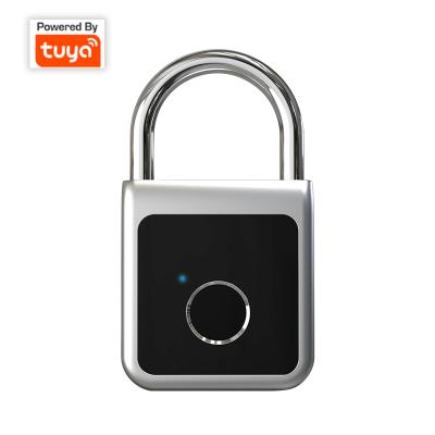 China Zinc Alloy SF-L5 Best WiFi Padlock With Smart Phone APP And Fingerprint for sale