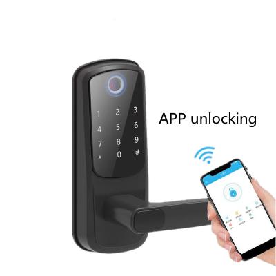 China Apartment/Hotel/Shops/Biometric Fingerprint WiFi Alexa Smart Door Lock Home Security Office/Bedroom etc. SF-M660 TTLock for sale