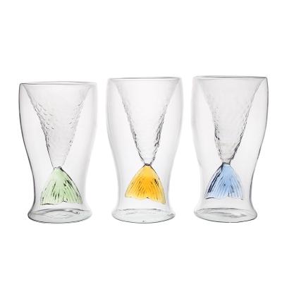 China High Quality Cartoon Promotion Gifts Single Whiskey Glass For Russia Home Used Beer Glass Mug for sale