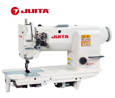 China Garment Shops JUITA Double-needle High-speed Lockstitch Sewing Machine for sale