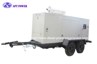 China Korea Hyundai 235kVA Industrial Diesel Generator Trailer 50Hz Frequency for sale